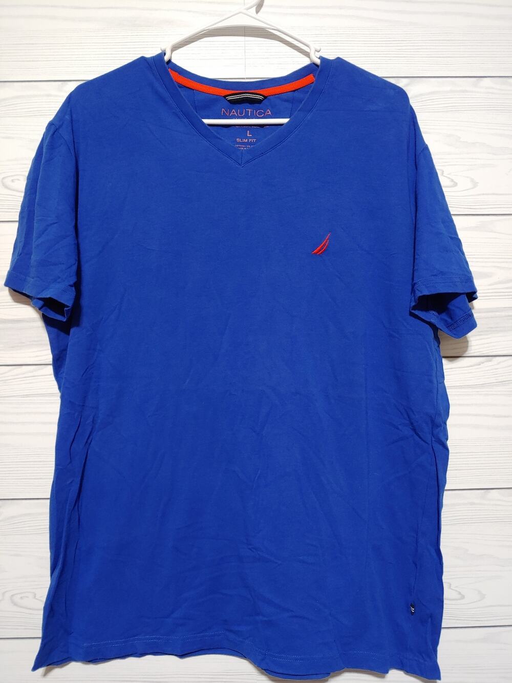 Mens Nautica Tee Sz L